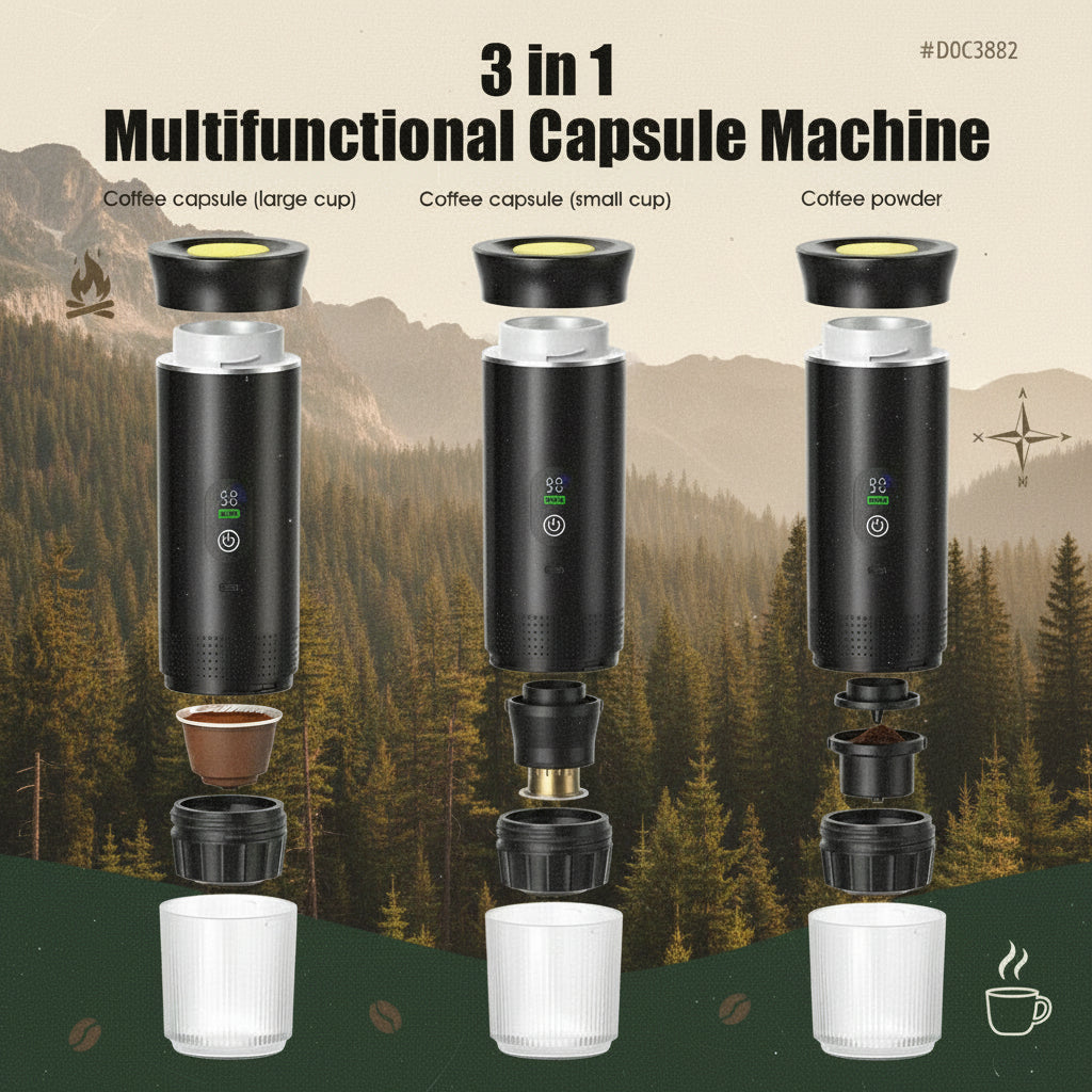 La NomadPresso™- Le café qui vous suit partout